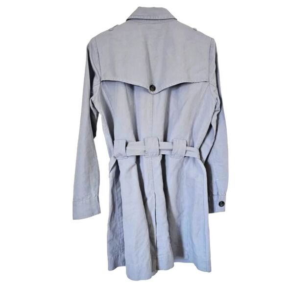 Cabi Women's Small Blue Trenchcoat Belted Classy Casual Everyday - Picture 8 of 8